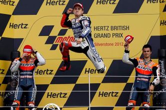 Cuarta victoria de Lorenzo, por delante de Stoner y Pedrosa