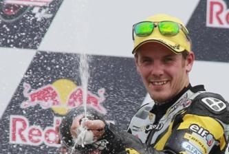 Kallio celebra su victoria en Indianápolis