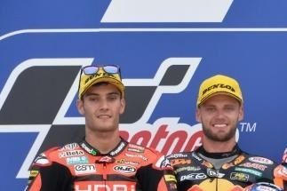 Bnider, Navarro y Márquez, en el podio de Aragón