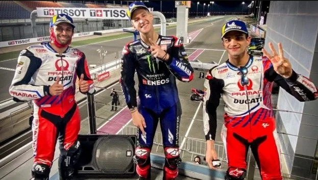Quartararo ganó en Doha, pero Zarco y Martín también salieron muy triunfadores de allí