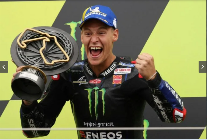 Inapelable victoria de Quartararo en Silverstone, la quinta de la temporada para él